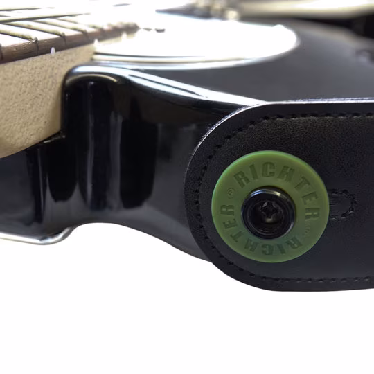 Richter Strap Securing Stops Black/Olive Green 4-Pack - Hevederzár
