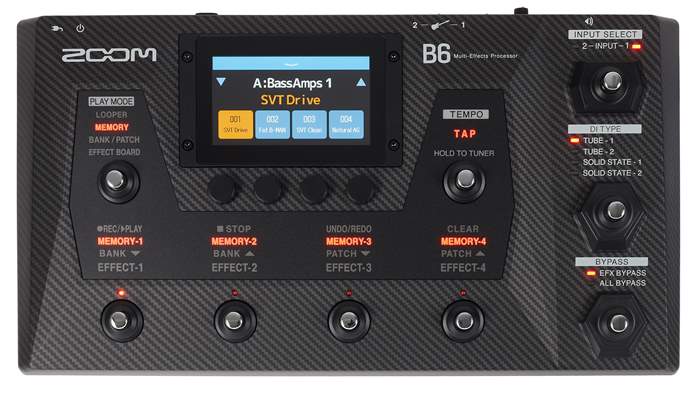 Zoom B6 - basszusgitár multieffekt