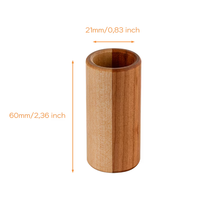 Ortega Cherry/Birch Wooden Slide Large - Slide gyűrű