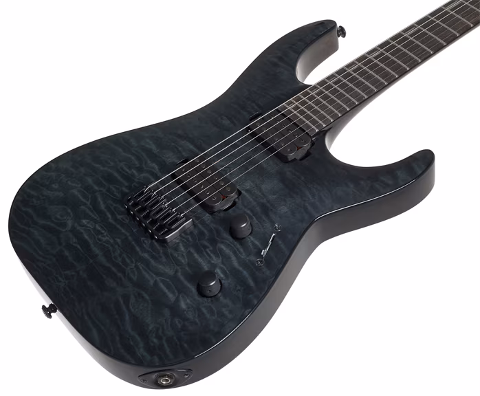 ESP LTD H-1001 QM STBLK (használt) - Elektromos gitár