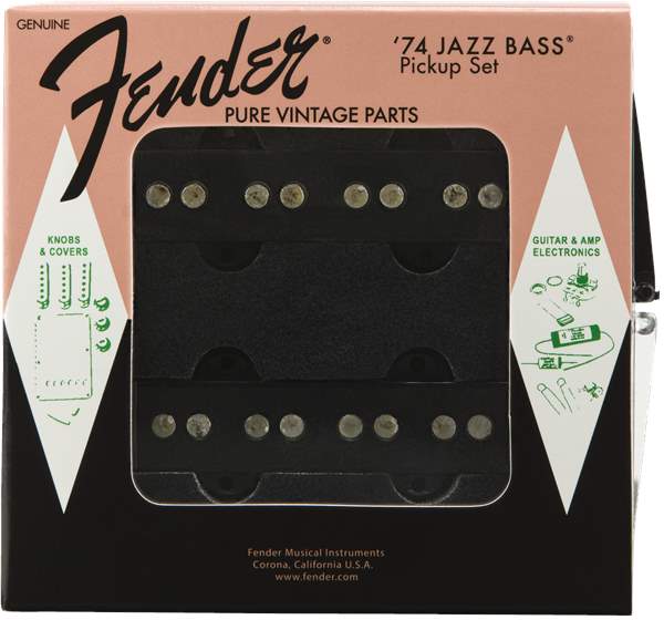 Fender American Vintage 74 Jazz Bass Set - Elektromos basszusgitár hangszedő szett