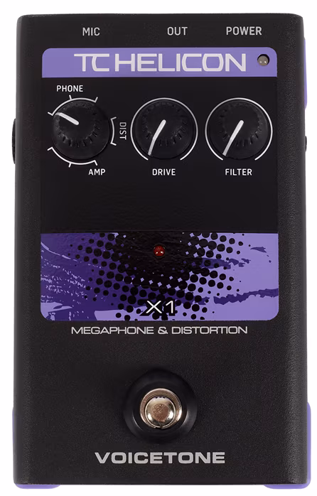 tc-helicon Voicetone X1 (kicsomagolt) - Ének effekt processzor