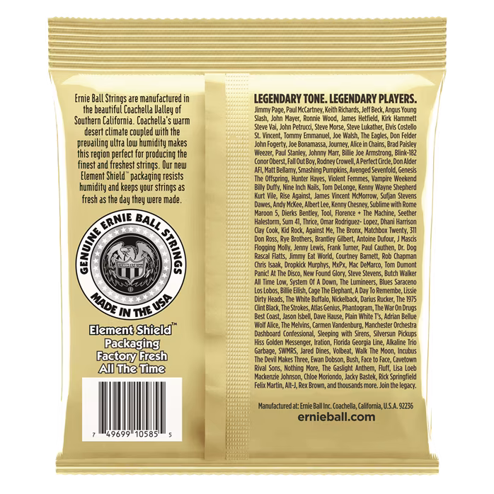 Ernie Ball 2007 Earthwood 80/20 Bronze Strings Custom Light - Fém húrok akusztikus gitárra