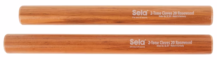 Sela 2-Tone Claves 20 Rosewood - Tikfa
