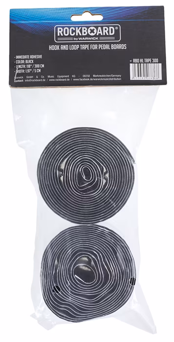 Rockboard Hook & Loop Tape - 3000 mm x 50 mm - Pedál tartó