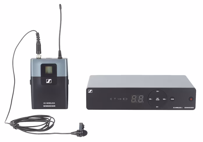 Sennheiser XSw 1-ME2 B - Vezeték nélküli szett csiptetős mikrofonnal