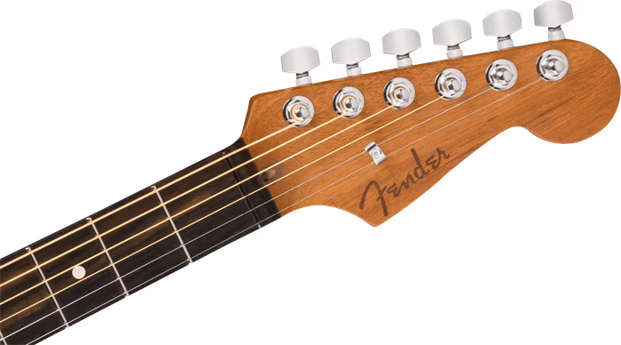 Fender American Acoustasonic Jazzmaster All-Mahogany EB BB - Elektroakusztikus hibrid gitár