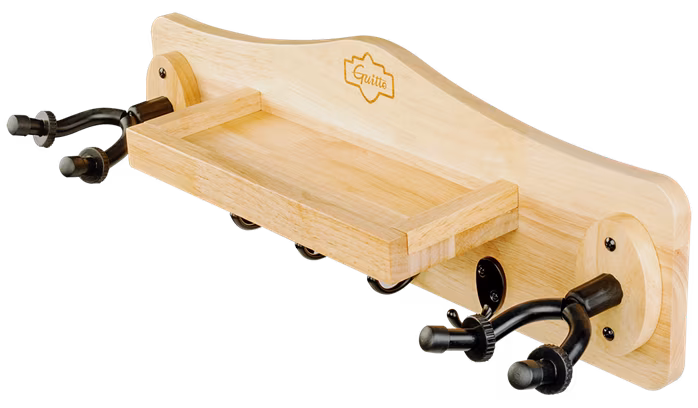 Guitto GGS-10 Double Guitar And Accessories Wall Hanger - Gitár állvány