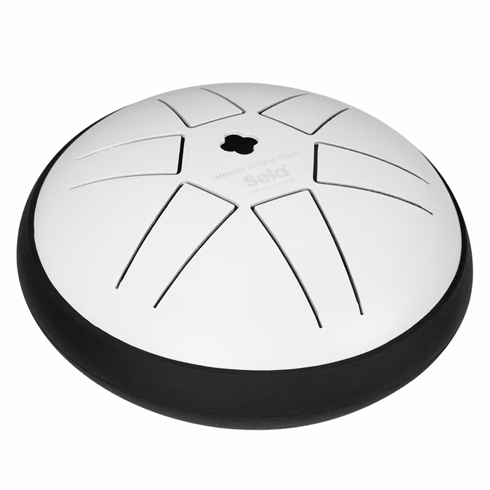 Sela 5,5" Melody Tongue Drum White - Tongue drum