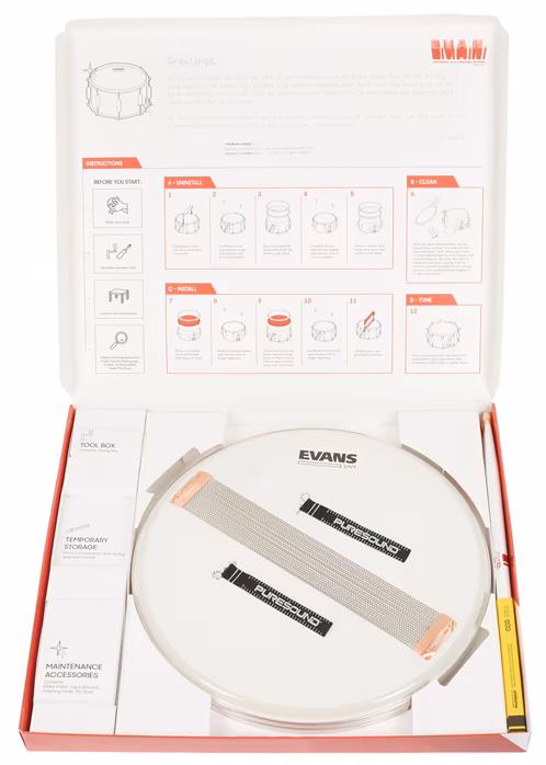 Evans 14" Snare Tune Up Kit UV1 - Tartozék szett