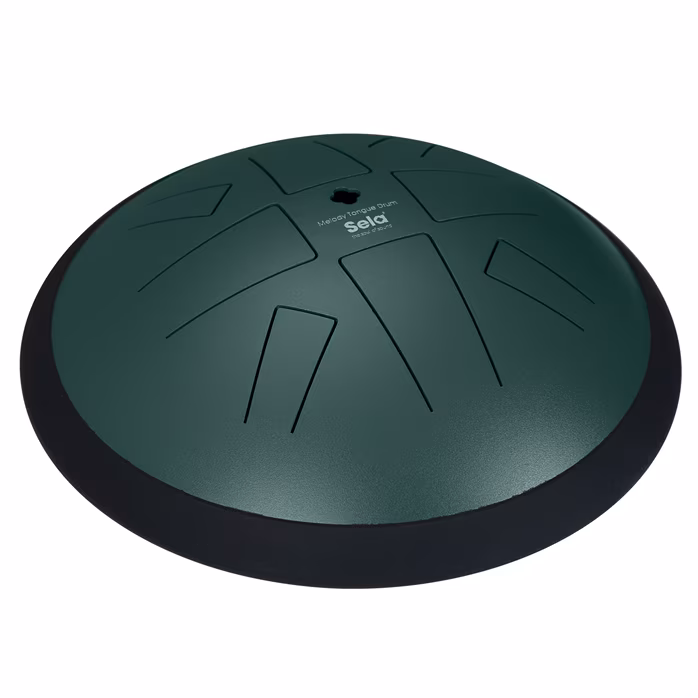 Sela 10" Melody Tongue Drum Dark Green - Tongue drum