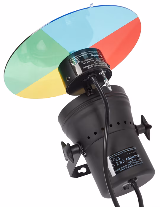 Eurolite Mirrorball 20 cm Set with Pinspot and Motor - Diszkó tükörgömb