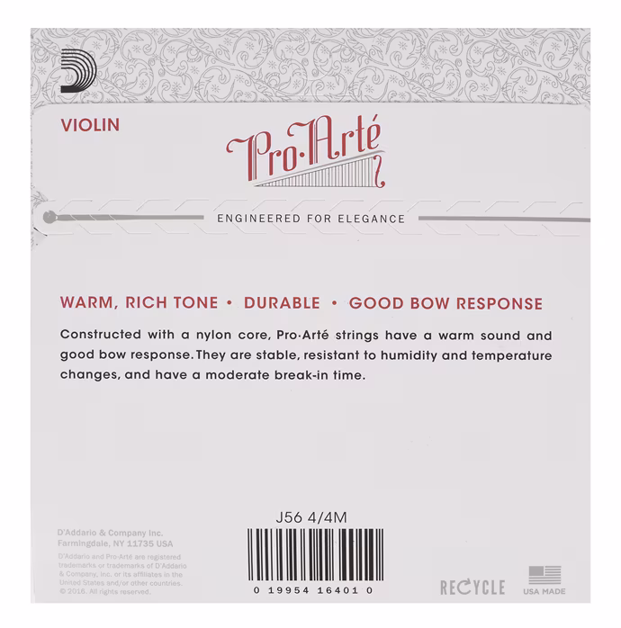 D'Addario Pro-Arte vln 4/4 M - Hegedű húrok