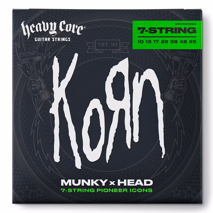 Dunlop Heavy Core Korn Guitar Strings - 7 húros elektromos gitár húrok