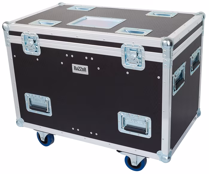 Razzor Cases Case for 4x head ADJ Spot 4Z, with compartment - Doboz fényekre