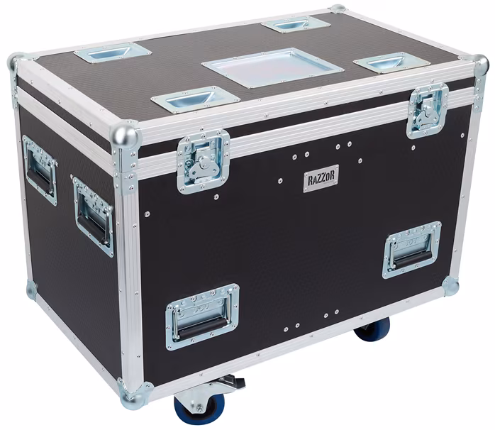 Razzor Cases Case for 4x head ADJ Spot 4Z, with compartment - Doboz fényekre