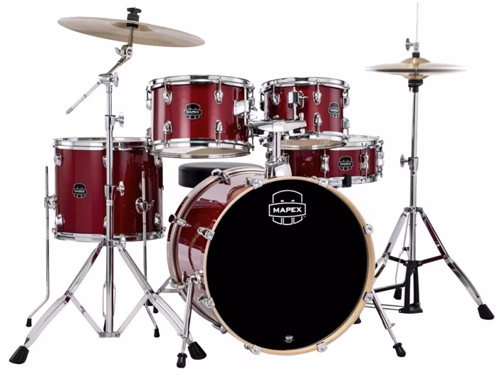 Mapex Venus Crimson Red Sparkle Rock Kit - Dobszett