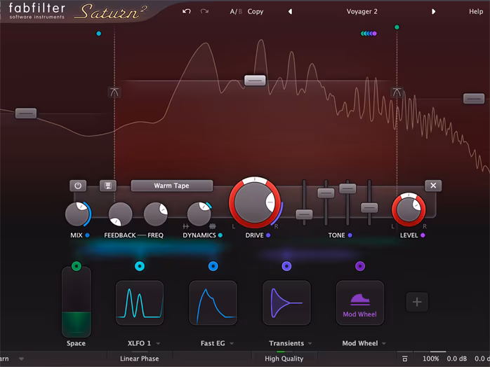 FabFilter Saturn 2 - Szoftver
