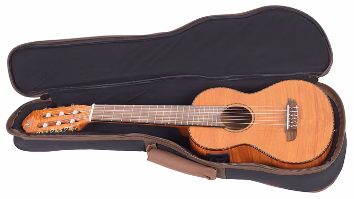 Ortega RGLE18FMH - Elektroakusztikus gitár ukulelé