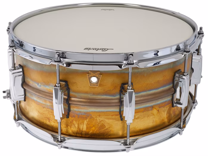 Ludwig 14" x 6,5" Raw Brass LB464R - Pergődob