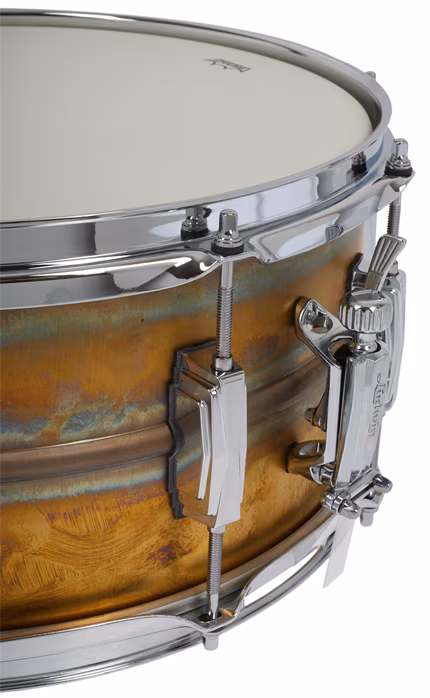 Ludwig 14" x 6,5" Raw Brass LB464R - Pergődob