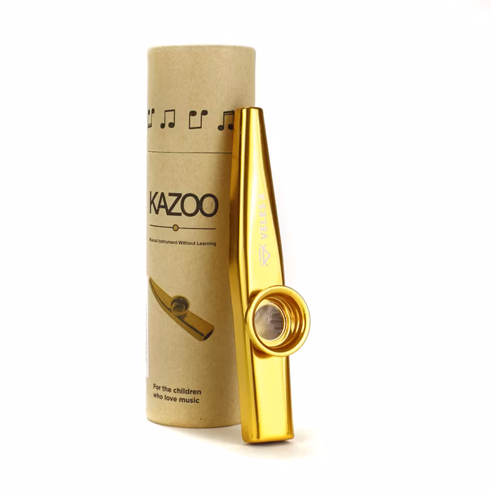 Veles-X Kazoo Metal, Gold - Kazoo