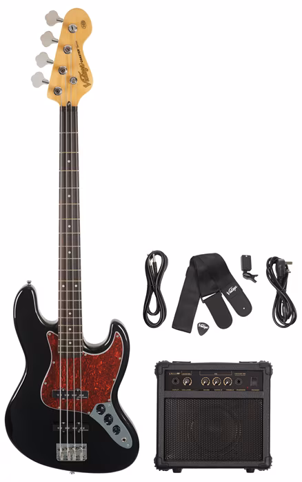 Vintage V49 Coaster Series Pack BLK - Basszusgitár szett