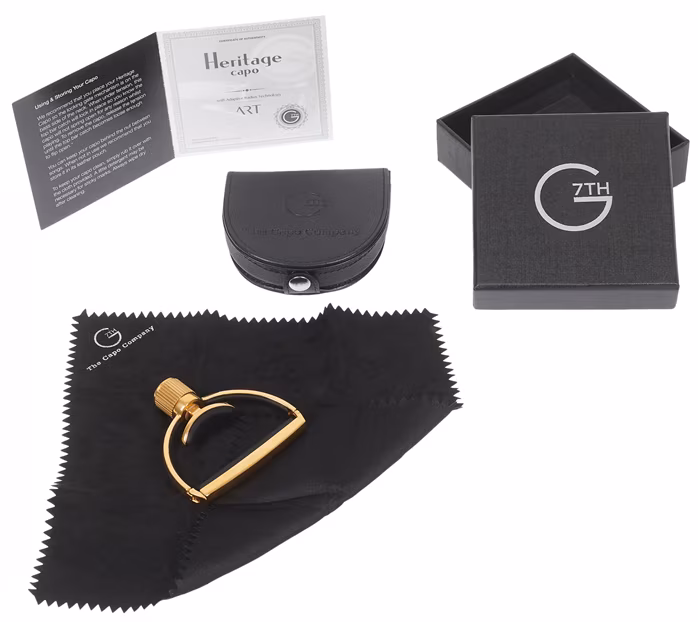 G7th Heritage 2 Guitar Wide Gold - Kapodaszter
