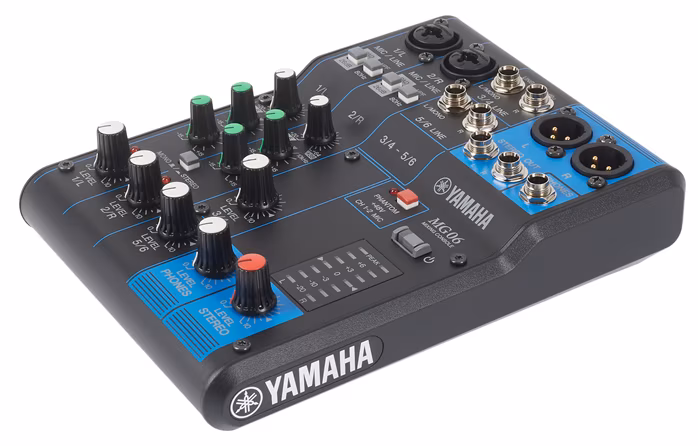 Yamaha MG06 - Analóg keverő pultok