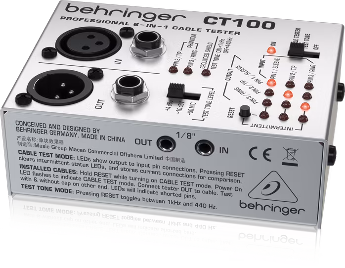 Behringer CT 100 - Kábel teszterek