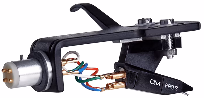 Ortofon DJ OM PRO S + SH4 Black Headshell - Headshell a Bővítőkártya