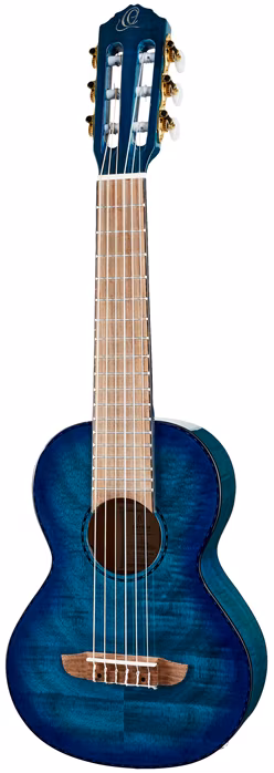 Ortega RGLE18BLF - Elektroakusztikus gitár ukulelé
