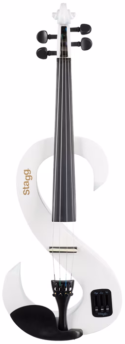 Stagg EVN 4/4 WH - Elektromos hegedű