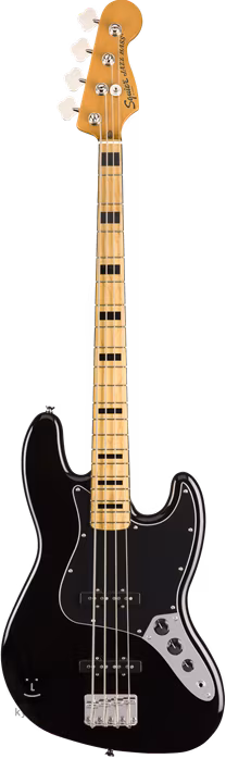 Fender Squier Classic Vibe 70s Jazz Bass MFB BK - Elektromos basszusgitár