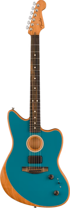 Fender American Acoustasonic Jazzmaster EB OCT - Elektroakusztikus hibrid gitár