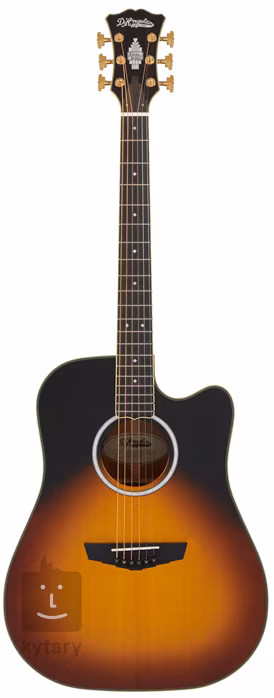 D'Angelico Bowery Dreadnought CE Vintage Sunset - Elektroakusztikus gitár