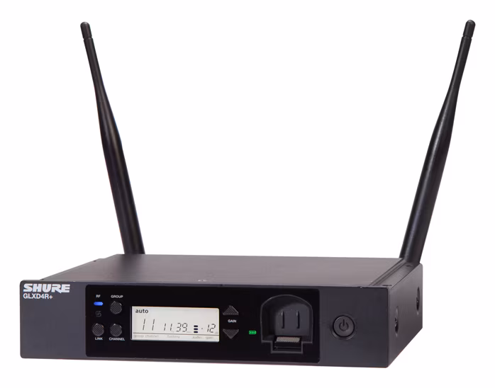 Shure GLXD14R+ LAVALIER SYSTEM WITH WL185 - Vezeték nélküli szett csiptetős mikrofonnal