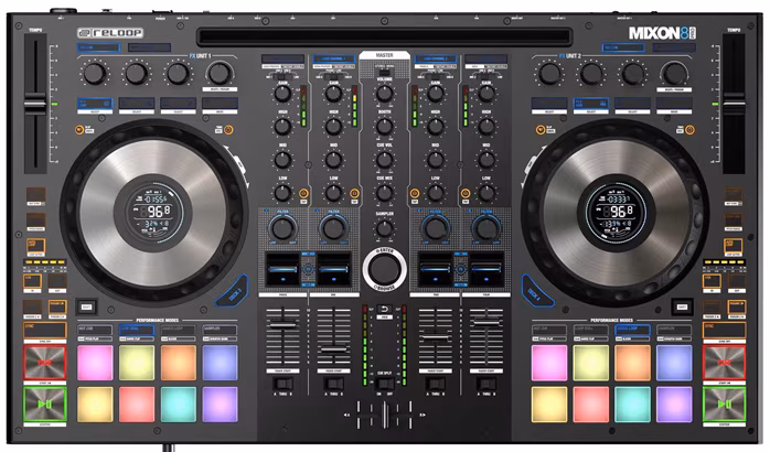 Reloop Mixon 8 Pro - DJ kontroller USB kártyával