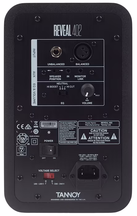 Tannoy REVEAL 402 - Aktív stúdiói monitor