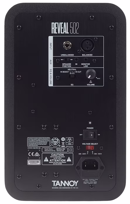 Tannoy REVEAL 502 - Aktív stúdiói monitor