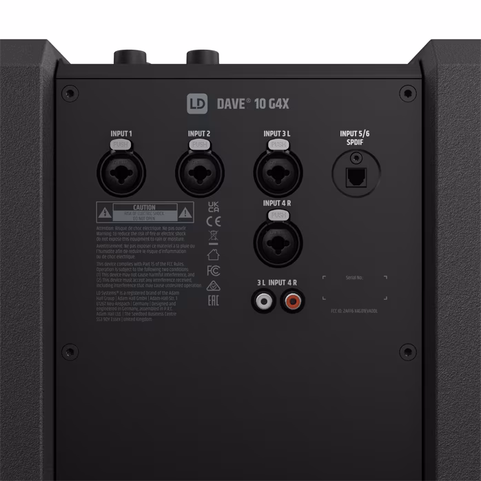 LD Systems DAVE 10 G4X - Komplett hangosítási rendszer