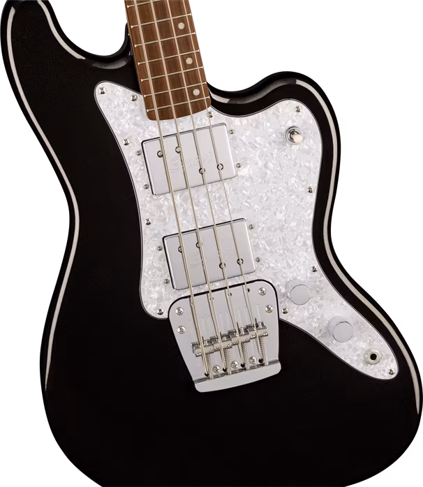 Fender Squier Paranormal Rascal HH LRL MBK - Elektromos basszusgitár