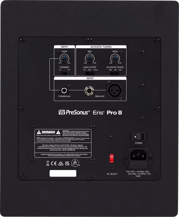 PreSonus ERIS PRO 8 - Aktív stúdiói monitor