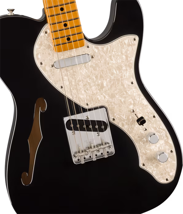 Fender Vintera II 60s Telecaster Thinline MN BK (használt) - Elektromos gitár