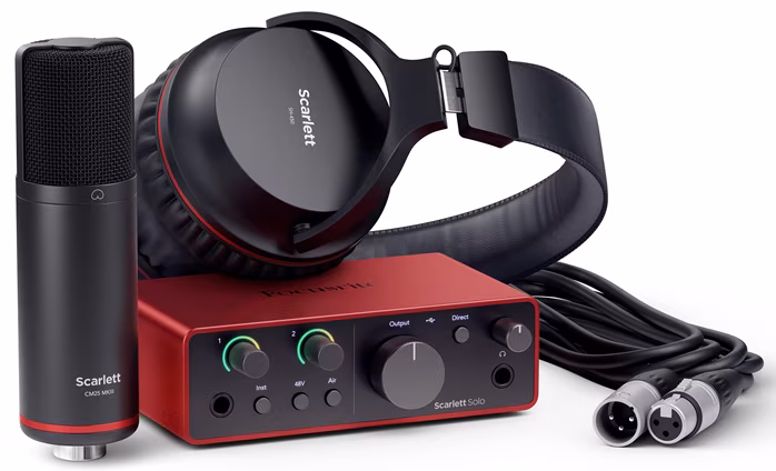 Focusrite Scarlett Solo Studio 4th Gen (kicsomagolt) - USB hangkártya