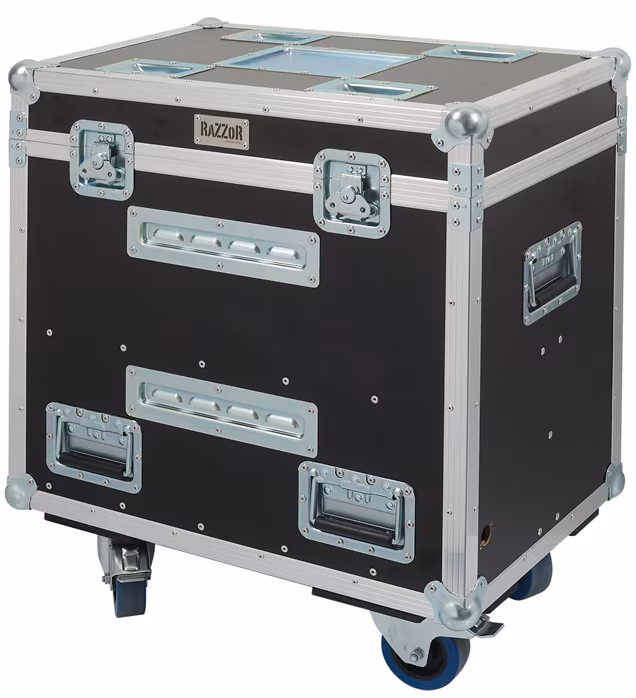 Razzor Cases Case for 4x ASTERA with wheels - Doboz fényekre