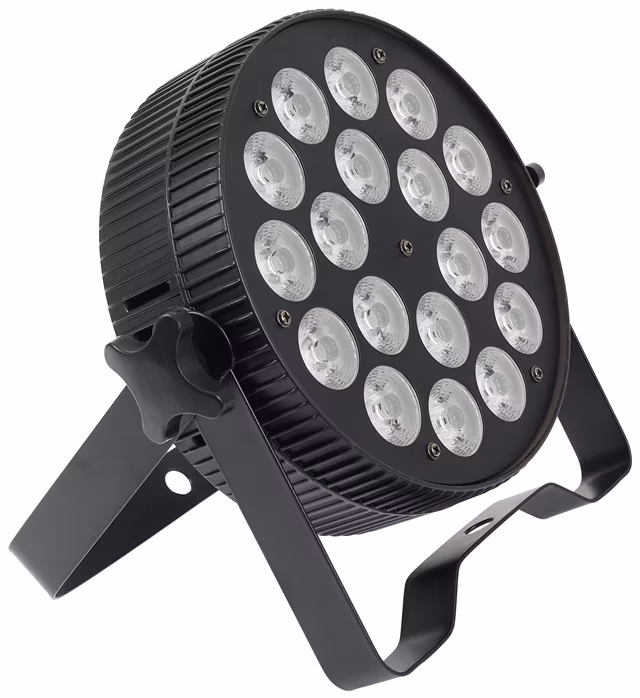 Flash LED PAR 64 18x10W RGBW 4in1 ALU (kicsomagolt) - LED PAR reflektor