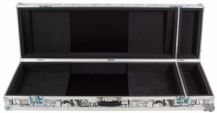 Razzor Cases NORD Stage 4 88 ART EDITION COMIX with wheels and partition for accessories - Billentyű keménytok