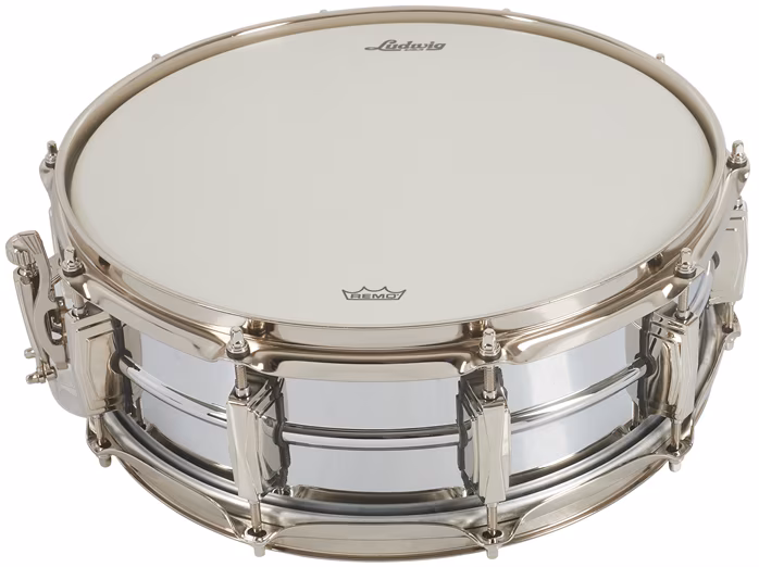 Ludwig 14" x 5" Super Series Chrome Over Brass LB400BN - Pergődob