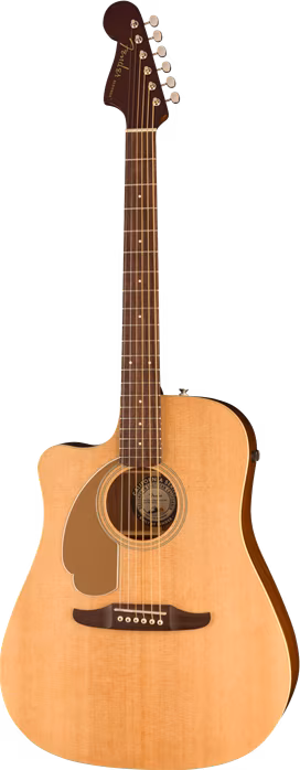 Fender Redondo Player LH NAT - Balkezes elektroakusztikus gitár